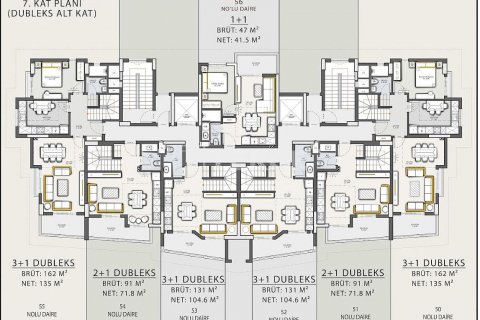 Penthouse for sale in Alanya, Antalya, Turkey, 2 bedrooms, 91m2, No. 193630 – photo 17