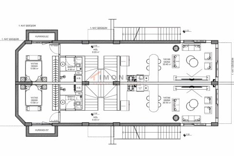 4+1 Villa  i Antalya, Tyrkiet Nr. 206898 - 28