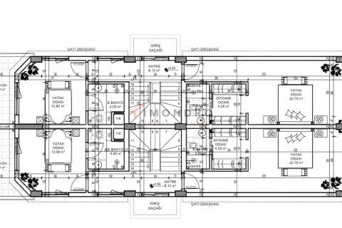 4+1 Villa  i Antalya, Tyrkiet Nr. 206898 - 27