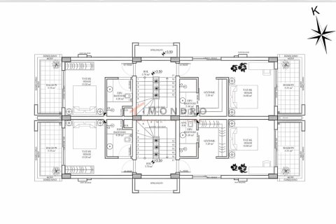 Продажа виллы  в Анталье, Турция 5+1, 230м2, №206897 – фото 22