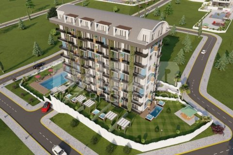 1+1 Lejlighed i Alanya, Antalya, Tyrkiet Nr. 189801 - 1