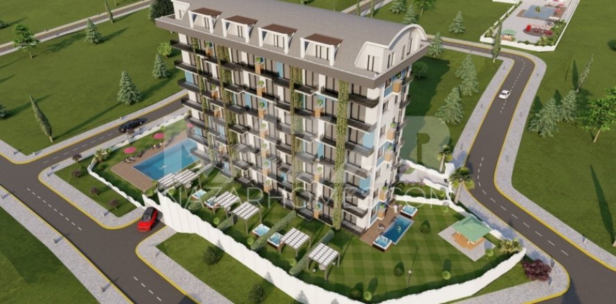 1+1 Lejlighed i Alanya, Antalya, Tyrkiet Nr. 189801