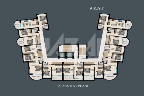 Продажа квартиры в Аланье, Анталье, Турция 1+1, 46м2, №189800 – фото 24