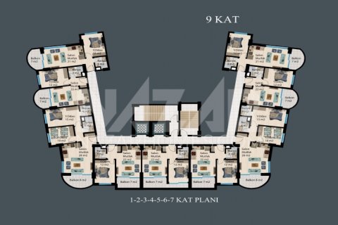 Продажа квартиры в Аланье, Анталье, Турция 1+1, 46м2, №189800 – фото 23