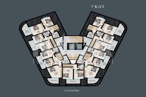 Продажа квартиры в Аланье, Анталье, Турция 1+1, 46м2, №189800 – фото 16