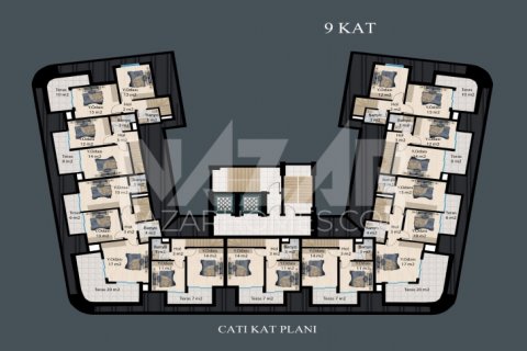 Продажа квартиры в Аланье, Анталье, Турция 1+1, 46м2, №189800 – фото 25