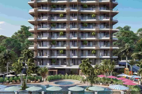 1+1 Lejlighed  i Demirtas, Alanya, Antalya, Tyrkiet Nr. 168005 - 1