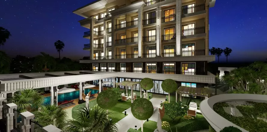 1+1 Lejlighed i Alanya, Antalya, Tyrkiet Nr. 168002
