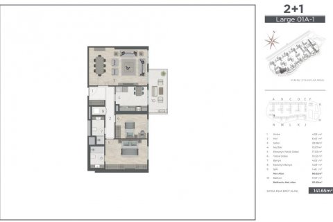 Продажа квартиры  в Стамбуле, Турция 4 комн., 161м2, №186208 – фото 29