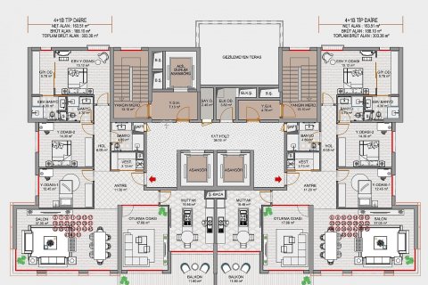 4+1 Leilighet  i Ankara, Tyrkia Nr. 193481 - 23