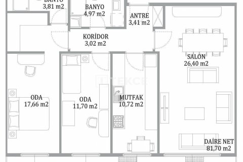Apartment for sale  in Istanbul, Turkey, 4 bedrooms, 230m2, No. 184814 – photo 23
