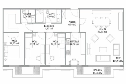 Apartment for sale  in Istanbul, Turkey, 4 bedrooms, 230m2, No. 184814 – photo 27