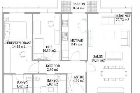 Apartment for sale  in Istanbul, Turkey, 4 bedrooms, 230m2, No. 184814 – photo 26