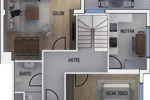 Продажа квартиры в Мугле, Турция 4+1, 182.4м2, №183391 – фото 19