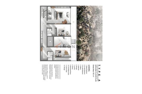 3+1 Villa  i Kayalar, Girne,  Nr. 193184 - 13