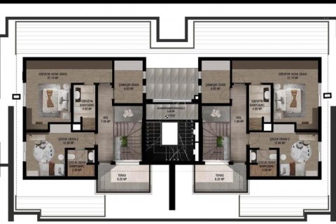 Продажа квартиры  в Анталье, Турция 4 комн., 130м2, №186307 – фото 30