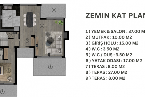 Villa  i Alsancak, Girne,  Nr. 210925 - 13