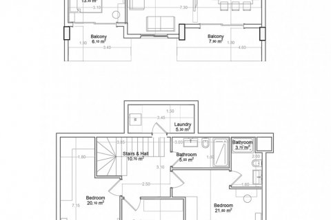 Пентхаус в Yekta Green Life Gazipasa Residence 3+1, Газипаша, Анталья, Турция №160795