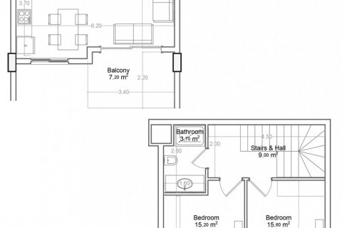 2+1 Penthouse in Yekta Green Life Gazipasa Residence, Gazipasa, Antalya, Turkey No. 160794