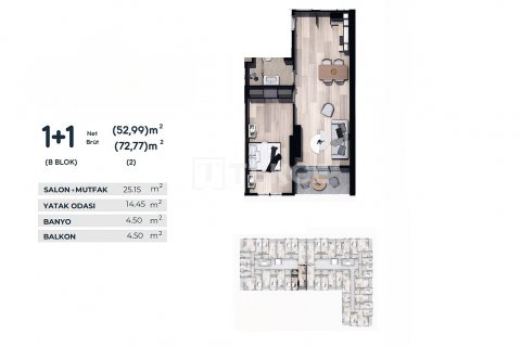 Продажа квартиры  в Орхангази, Бурсе, Турция 2+1, 84м2, №193310 – фото 30