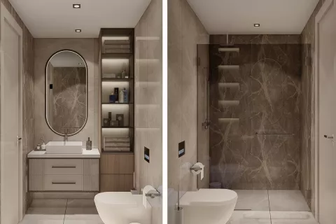 آپارتمان در  Mugla ، ترکیه 2 خوابه ، 148 متر مربع.  شماره 183479 - 23