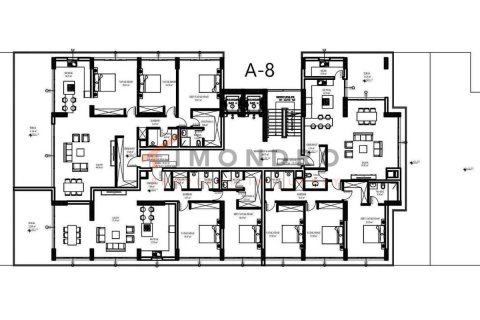 آپارتمان در  Girne ، ترکیه 3 خوابه ، 180 متر مربع.  شماره 184405 - 30