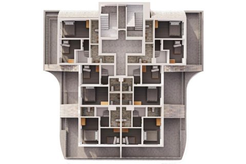 Продажа квартиры  в Аланье, Анталье, Турция 2 комн., 46м2, №186262 – фото 23