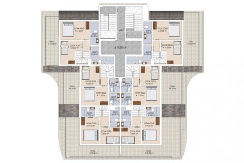 Продажа квартиры  в Аланье, Анталье, Турция 2 комн., 46м2, №186262 – фото 27