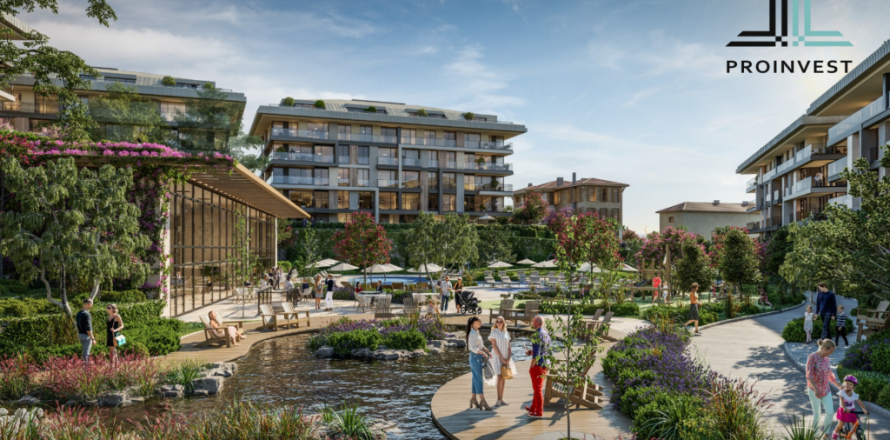 Квартира 4-х ком. в Стамбуле, Турция №186099