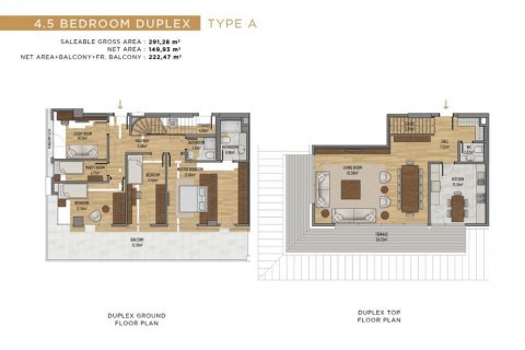 Продажа квартиры в Стамбуле, Турция 4 комн., 189м2, №186099 – фото 21