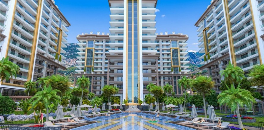 1+1 Lägenhet  i Mahmutlar, Antalya, Turkiet Nr. 191633