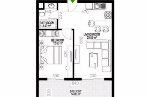 1+1 Lägenhet  i Mahmutlar, Antalya, Turkiet Nr. 191633 - 22