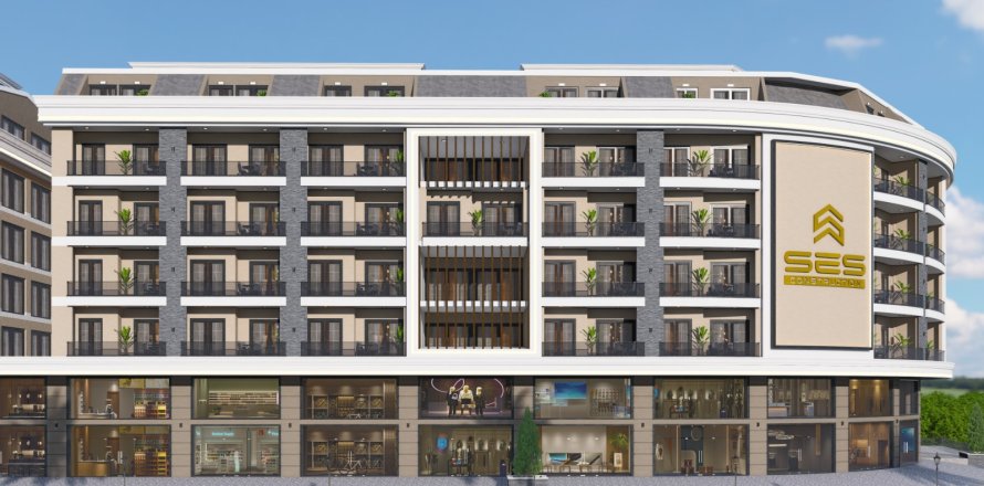 2+1 Lejlighed  i Alanya, Antalya, Tyrkiet Nr. 175190