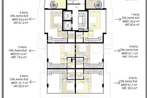 1+1 Wohnung  in Alanya, Antalya, Türkei Nr. 169540 - 20