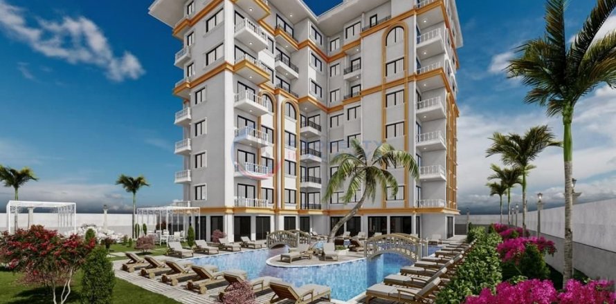 2+1 Lejlighed i Alanya, Antalya, Tyrkiet Nr. 211581