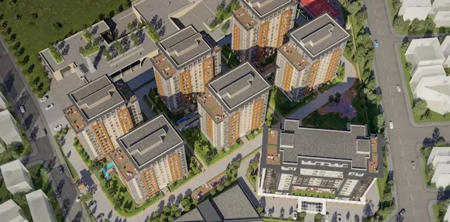 Квартира  4-х ком. в Стамбуле, Турция №190256