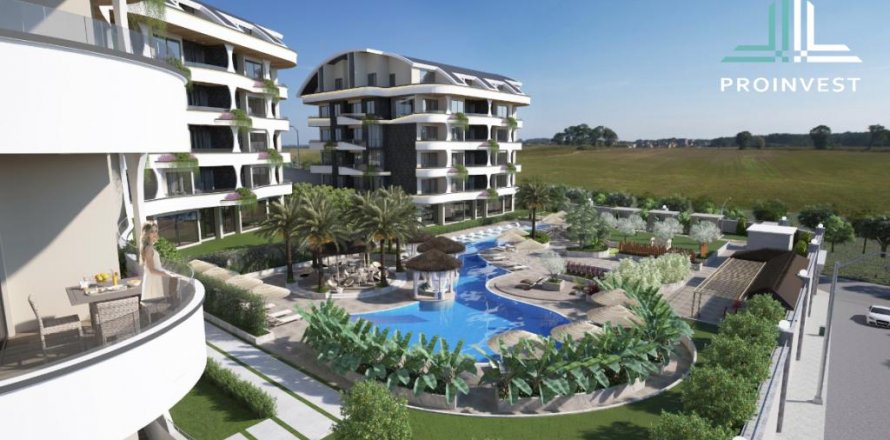 Lejlighed  i Alanya, Antalya, Tyrkiet Nr. 186225