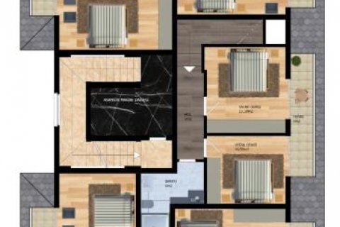 Daire   Alanya, Antalya, Türkiye №186227 - 17