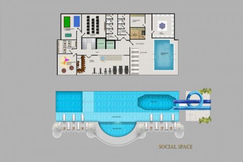 Leilighet  i Alanya, Antalya, Tyrkia Nr. 186266 - 19