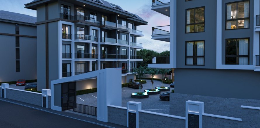 1+1 Lejlighed  i Alanya, Antalya, Tyrkiet Nr. 211410