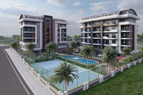 1+1 Lägenhet  i Alanya, Antalya, Turkiet Nr. 211411 - 1