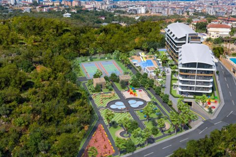 1+1 Lejlighed  i Alanya, Antalya, Tyrkiet Nr. 211418 - 4