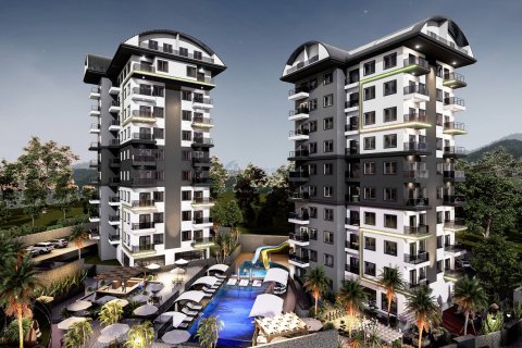 1+1 Lejlighed  i Alanya, Antalya, Tyrkiet Nr. 211417 - 5