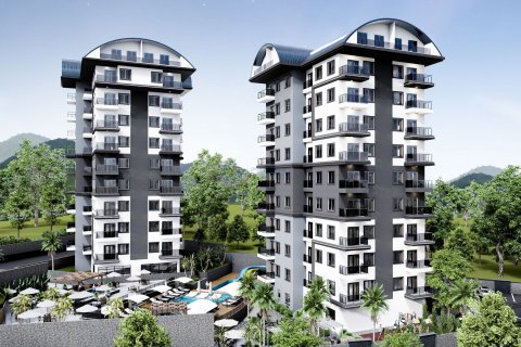 1+1 Lejlighed  i Alanya, Antalya, Tyrkiet Nr. 211417 - 4