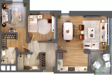 2+1 Lägenhet  i Aksu, Antalya, Turkiet Nr. 183081 - 30