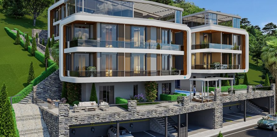 2+1 Lägenhet  i Alanya, Antalya, Turkiet Nr. 211649