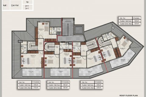 Продажа квартиры  в Аланье, Анталье, Турция 2+1, 85м2, №191466 – фото 20