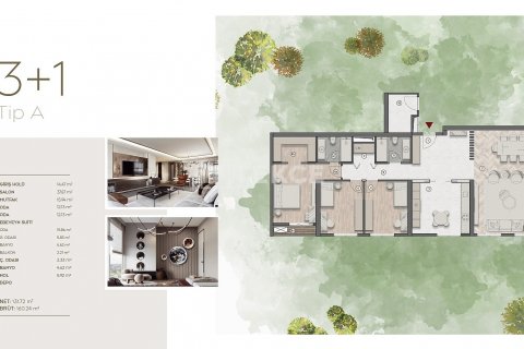 3+1 Lejlighed  i Ankara, Tyrkiet Nr. 184172 - 25