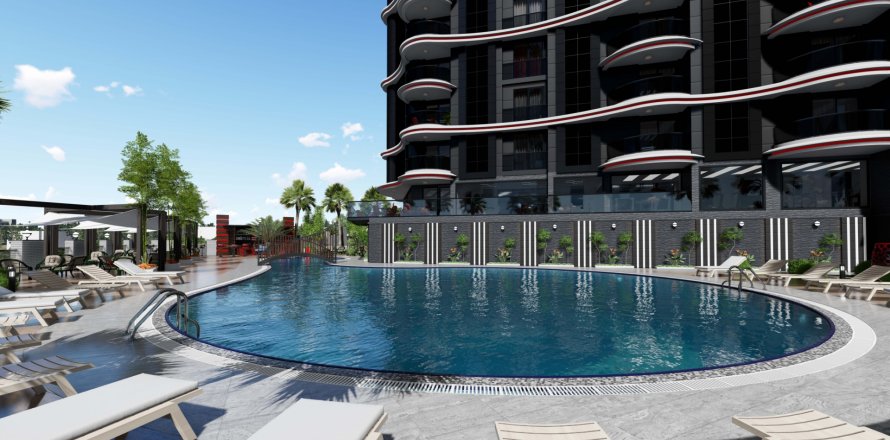 1+1 Lejlighed i Alanya, Antalya, Tyrkiet Nr. 185875