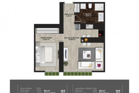 Wohnung  in Istanbul, Türkei Nr. 186093 - 30